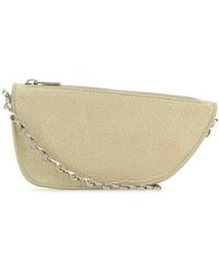 Burberry - Pastel Leather Micro Shield Crossbody Bag - Lyst