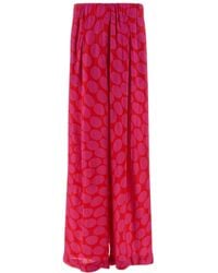 Dries Van Noten - Viscose Casual Pants - Lyst