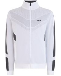 BOSS - Regular Zip Up Jacket - Lyst