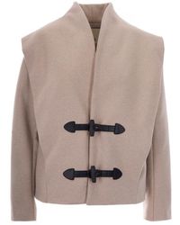Isabel Marant - Natural Mock Collar Jacket - Lyst