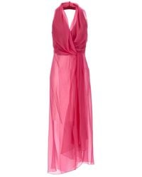 Alberta Ferretti - Chiffon Top - Lyst
