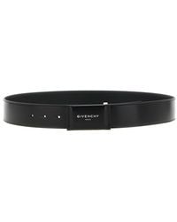 Givenchy - Antigona Logo Buckle Solid Belt - Lyst