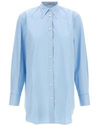 Prada - Light Regular Solid Shirt - Lyst