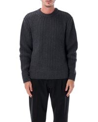 A.P.C. - Dark Knitted Sweater - Lyst