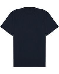 Low Brand - Solid Crew Neck T-Shirt - Lyst
