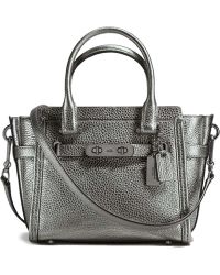 COACH Swagger 21 In Pebble Leather - Multicolour
