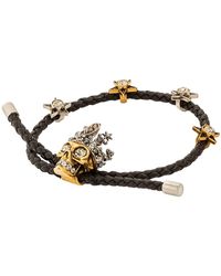 Alexander McQueen Queen Friendship Bracelet - Metallic