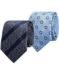 NWT Geoffrey Beene C Texture Stripe Silk Tie Necktie