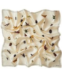 Lyst Women S Oroton Scarves Online Sale - oroton insect silk scarf lyst