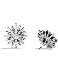 David Yurman Starburst Earrings With Diamonds 25mm In Metallic Lyst David Yurman Starburst Earrings With Diamonds 16mm Lyst