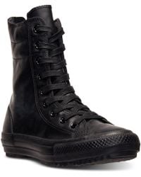 converse calf high boots