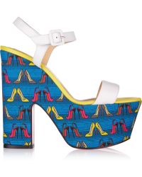 Christian louboutin Viva Bella Suede Platform Pumps in Pink (black ...  