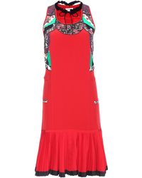 COACH Printed Silk Dress - Red