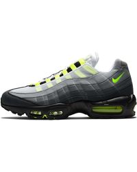 Nike Rubber Air Max 95 Trainers in Black for Men | Lyst UK