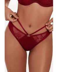 Lisca - 'ruby' High Leg Bikini String Briefs - Lyst