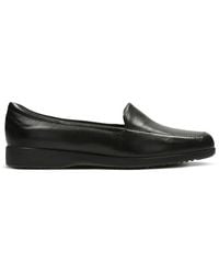 Clarks - Georgia Loafer Leather Slip Ons - Lyst