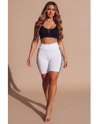 Femme Luxe - With High Waist Biker Shorts - Lyst