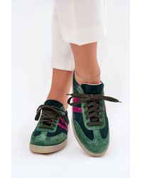 Love Lace - Everyday Suede Soft Sports Trainers - Lyst
