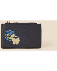 Accessorize - Floral Embroidered Cardholder - Lyst