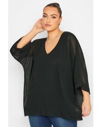 Yours - Cape Blouse - Lyst