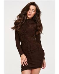 Love Lace - Pleated Long Sleeve Comfortable Mini Dress - Lyst