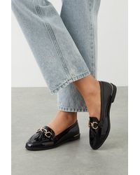 Dorothy Perkins - Lucia Patent Tassel Loafers - Lyst