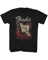 Fender - Distressed Guitar Cotton T-shirt - Lyst