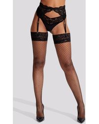 Ann Summers - Lace Top Fishnet Stocking - Lyst