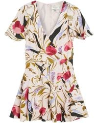 Ted Baker - Issiia Short Sleeve V-Neck Regular Fit Mini Dress - Lyst