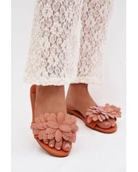 Love Lace - Comfort Flat Flip Flops With Decorative Front For Summer - Lyst