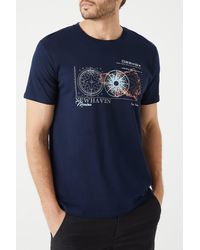 MAINE - New Haven Printed Tee - Lyst