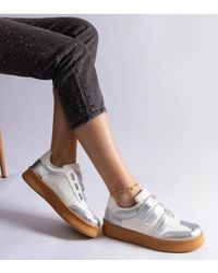 Love Lace - Mena Sport Sneakers With Velcro Closure & Rubber Sole - Lyst