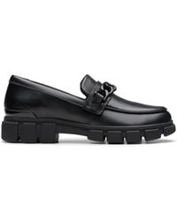Clarks - Evyn Walk Kid Leather Loafers, Slip Ons, School Shoes - Lyst
