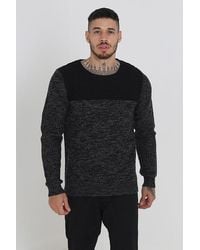 Brave Soul - Crew Neck Chunky Knit Jumper - Lyst