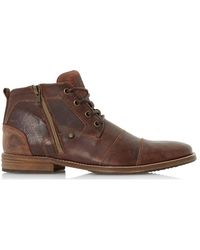 Dune - 'captains' Leather Casual Boots - Lyst