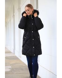 Double Second - Lux Satin Long Puffer Coat - Lyst