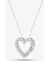 T.H.Baker - 9Ct 1.00Ct Lab Grown Diamond Necklace Lgp41093-100 (Wg) - Lyst
