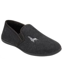Lotus - 'Davida' Textile Full Slippers - Lyst