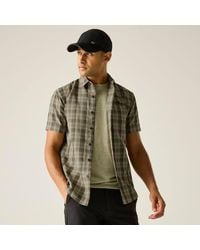 Regatta - Mindano Short Sleeved Check Shirt - Lyst