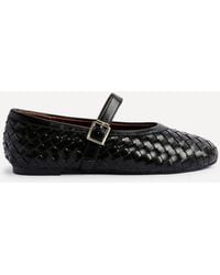 Linzi - Daily Faux Leather Woven Mary Jane Pump - Lyst