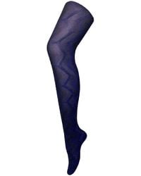 Sock Snob - 1 Pack Coloured 80 Denier Opaque Patterned Soft Tights - Lyst