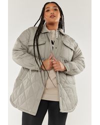 Yours - Quilted Jacket - Lyst