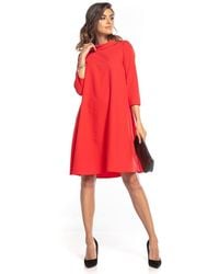 Love Lace - Elegant Jackie Kennedy Midi Trapeze Dress - Lyst