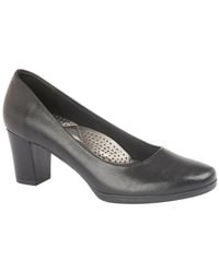Boulevard - Pu Leather Plain Court Shoe (55Mm Heel) - Lyst