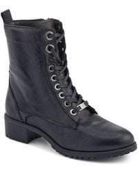 Jones Bootmaker - Maura Leather Block Heel Boots - Lyst