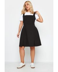 Yours - Pinafore Dress - Lyst