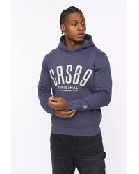 Crosshatch - Hallfell Overhead Hoodie With Bold Chest Branding - Lyst