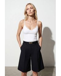 Dilvin - Lace V-Neck Sleeveless Cami Blouse - Lyst