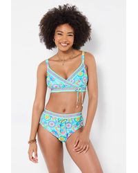 Joe Browns - Bikini Top With Vibrant Print & Clasp Detail - Lyst