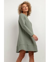 Love Lace - Autumn Knitted Trapezoid Cut Dress - Lyst